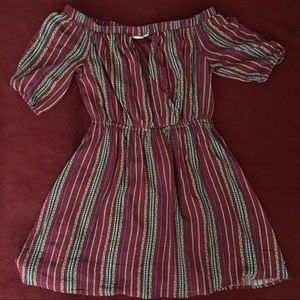 Off the shoulder dress